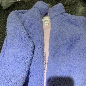 Amazon Essentials Kids Purple Light Jacket Size 8